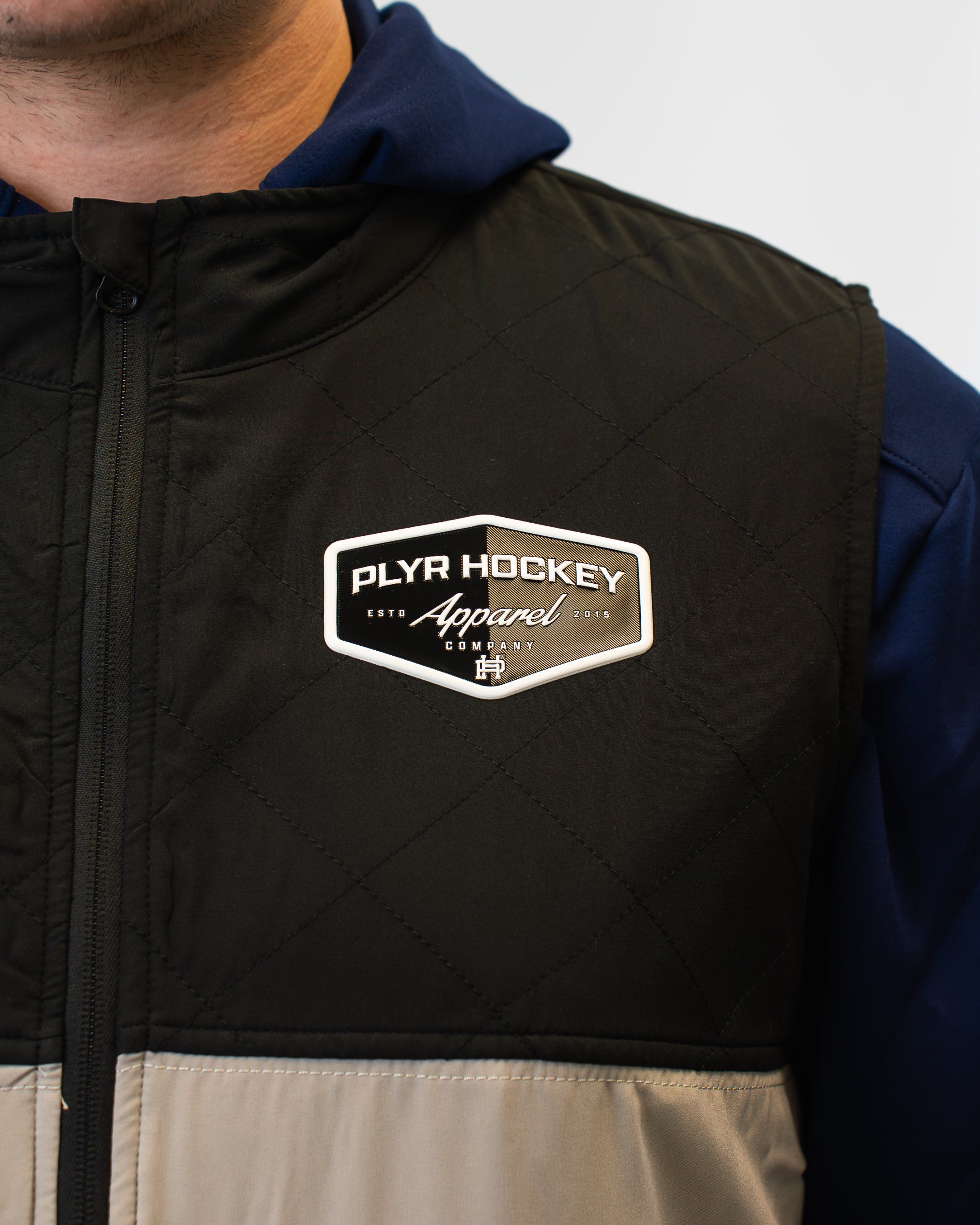 Stamp Vest - Black / Slate