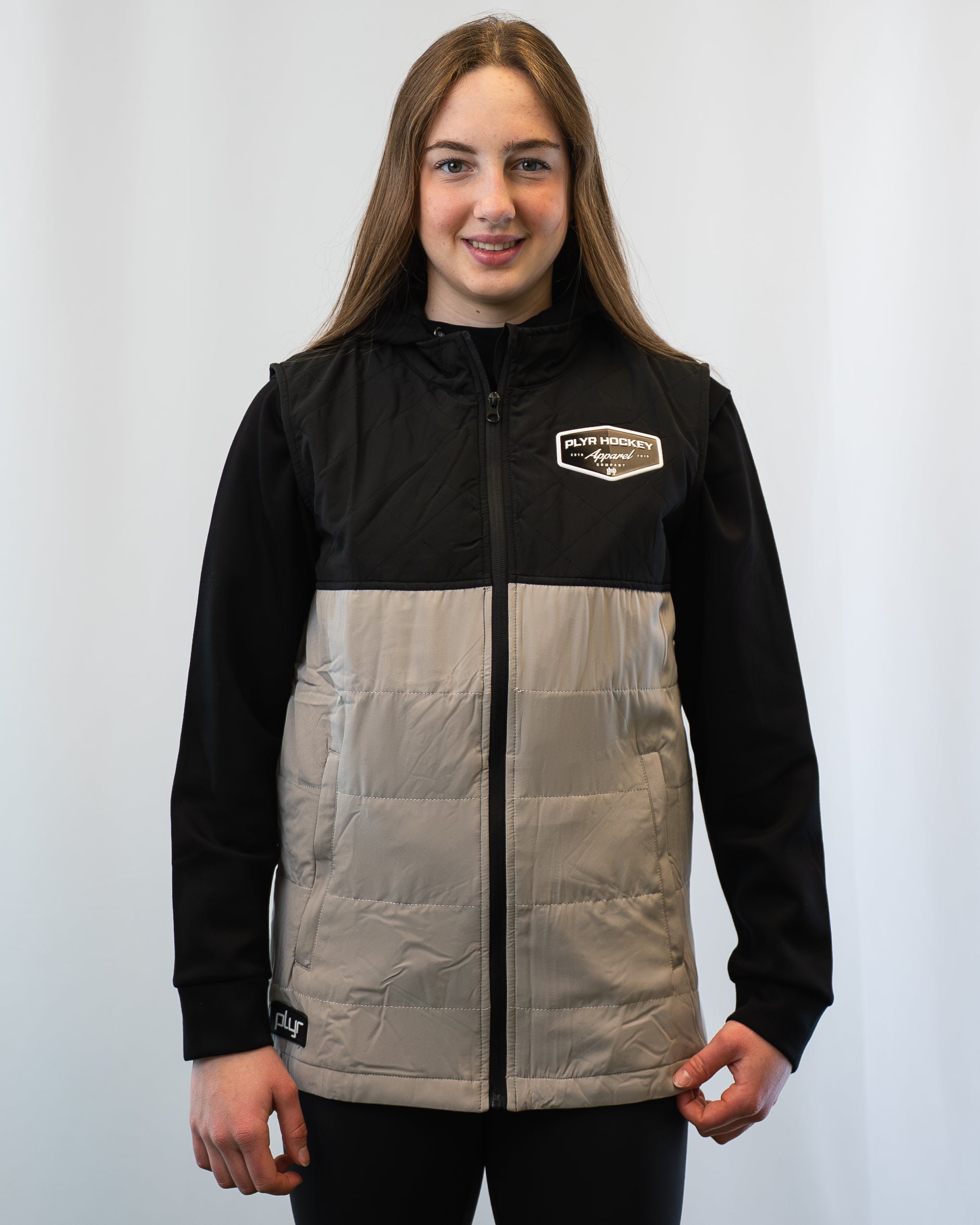 Stamp Vest - Black / Slate