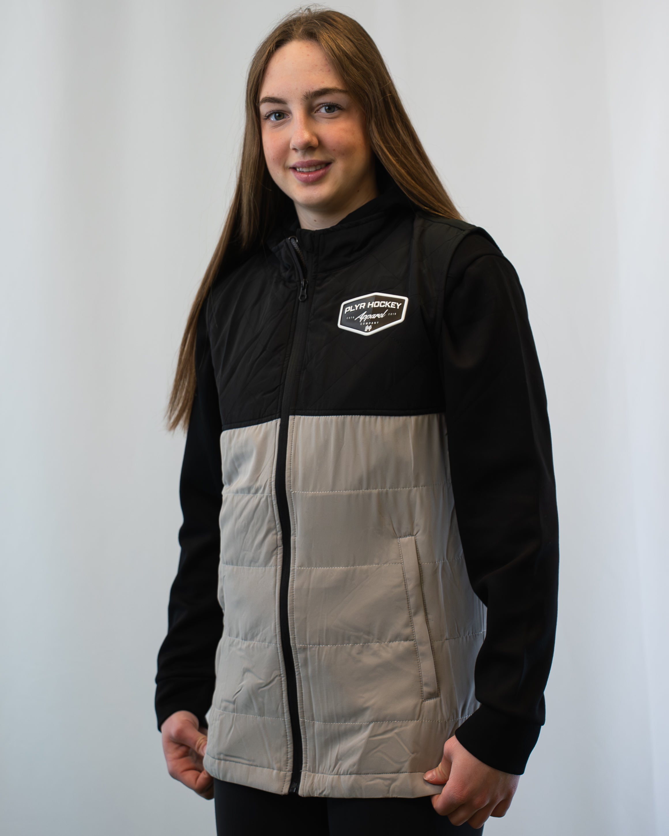 Stamp Vest - Black / Slate