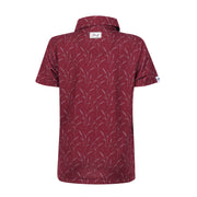 Youth Prairie Wheat Polo - Maroon