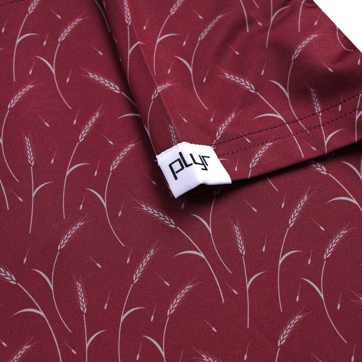 Youth Prairie Wheat Polo - Maroon