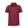 Youth Prairie Wheat Polo - Maroon