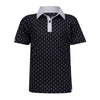 Youth Wheat Cross Polo - Black