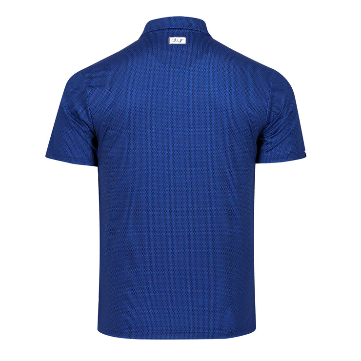 Geometric Polo - Blue
