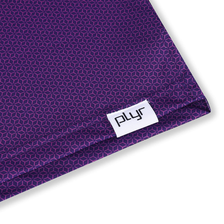Geometric Polo - Purple
