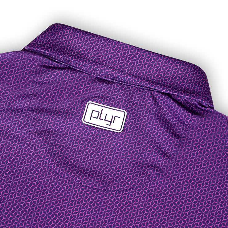 Geometric Polo - Purple
