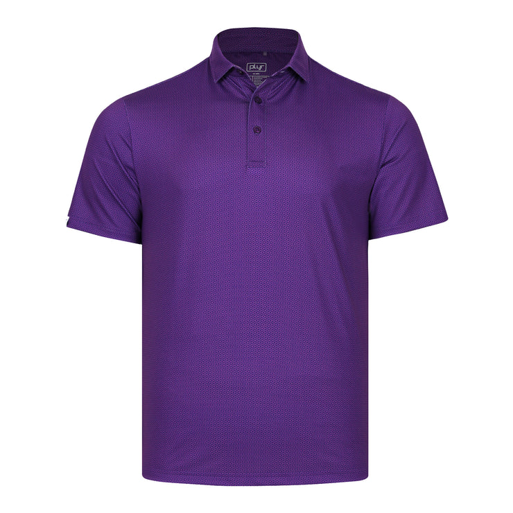 Geometric Polo - Purple