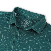 Prairie Wheat Polo - Forest Green
