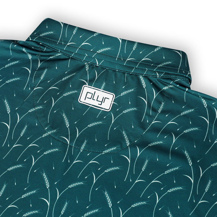 Prairie Wheat Polo - Forest Green