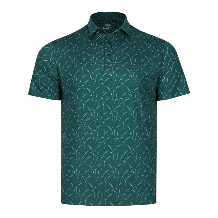 Prairie Wheat Polo - Forest Green