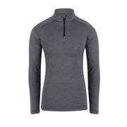 Women's Etiquette Quarter Zip - Heather Charcoal