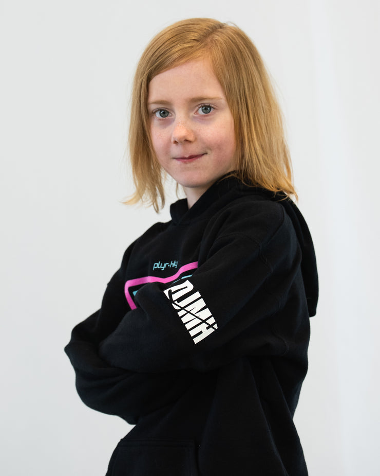DJMH x PLYR Youth Neon Hoodie