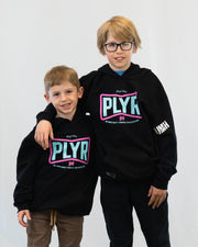 DJMH x PLYR Youth Neon Hoodie
