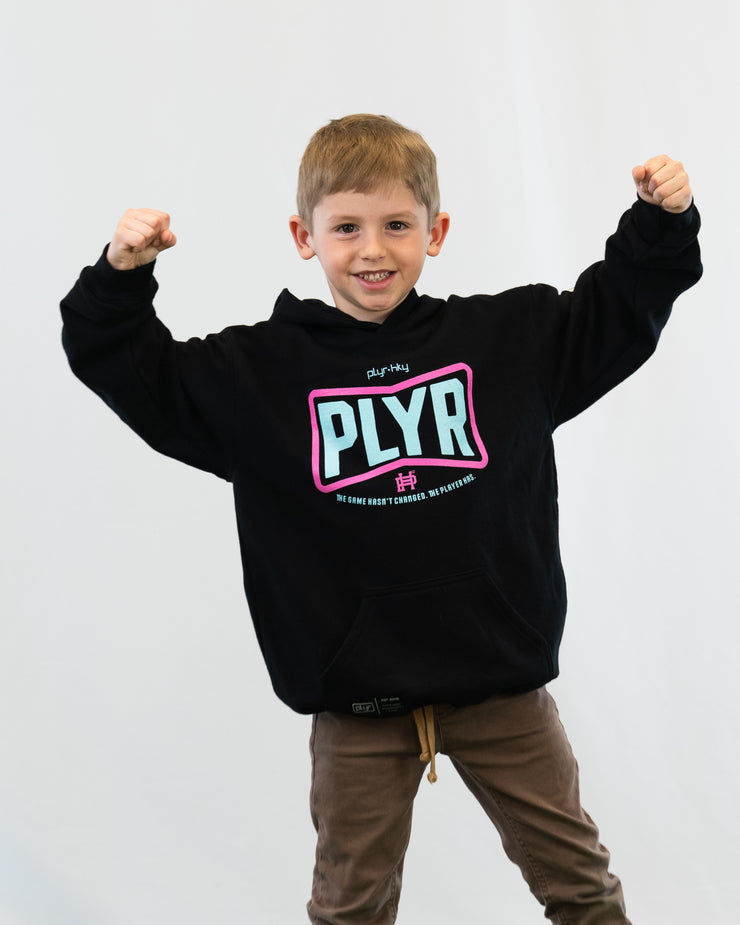 DJMH x PLYR Youth Neon Hoodie