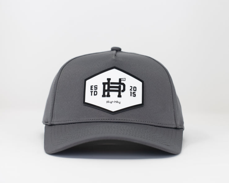 DJMH x PLYR Hex Trucker Hat - Charcoal