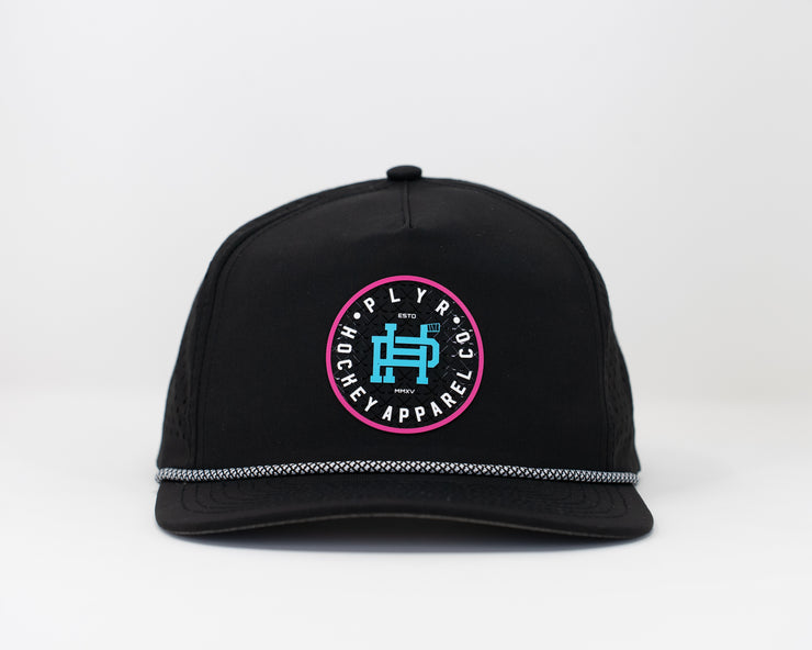 DJMH x PLYR Neon Rope Snapback - Black