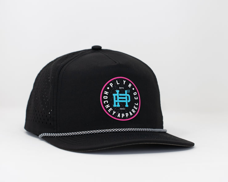 DJMH x PLYR Neon Rope Snapback - Black