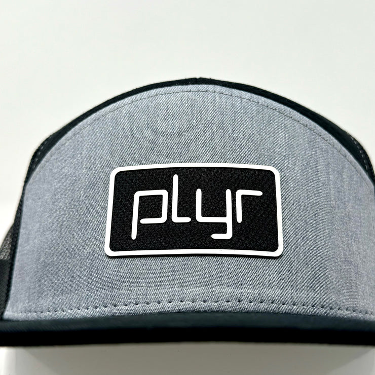 7 Panel Original PLYR Snapback - Grey/Black