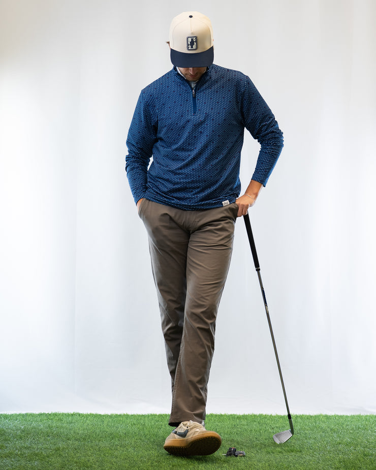 Albatross Quarter Zip - Blue