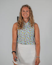 Retro Sleeveless Polo