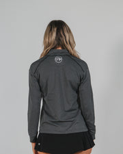 Women's Etiquette Full Zip - Heather Charcoal (Small only)
