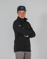 Tones Quarter Button - Black