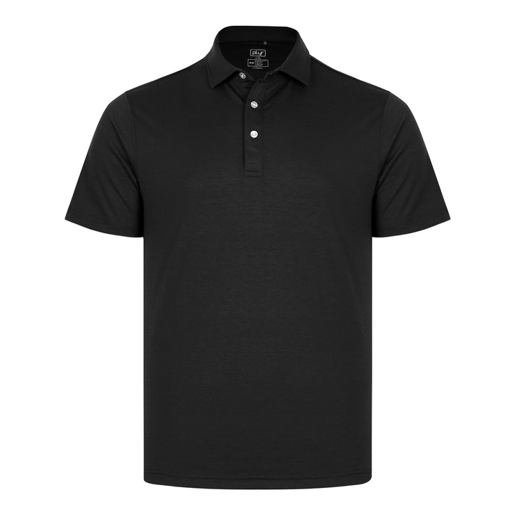 SJHL - Men's Functional Polo - Black