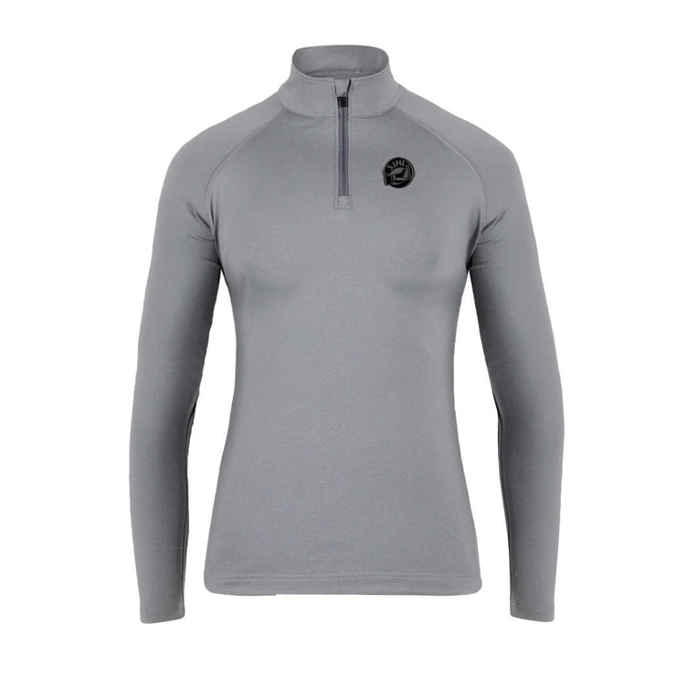 SJHL - Women's Etiquette Quarter Zip - Heather Grey