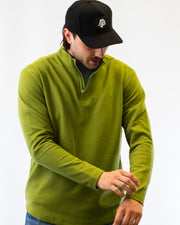 Cloud Quarter Zip - Green