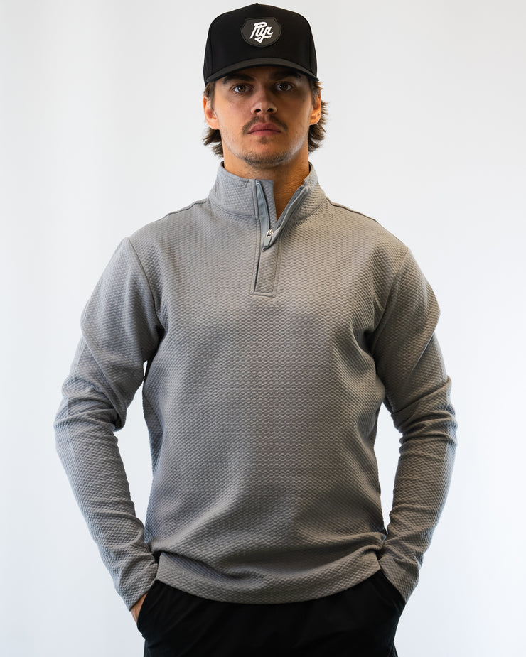 Cloud Quarter Zip - Grey