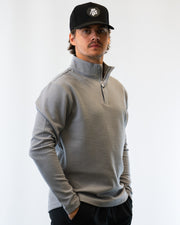 Cloud Quarter Zip - Grey