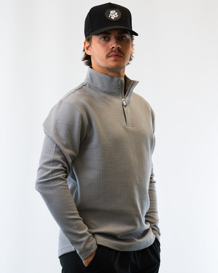 Cloud Quarter Zip - Grey