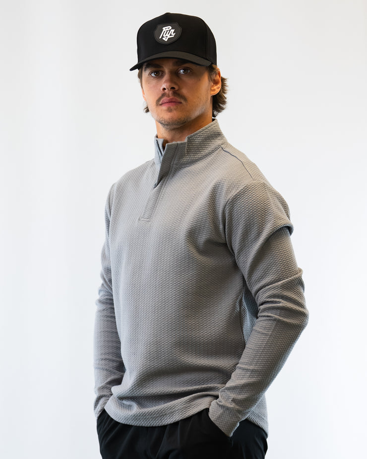 Cloud Quarter Zip - Grey