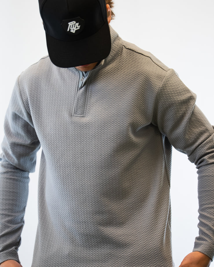 Cloud Quarter Zip - Grey