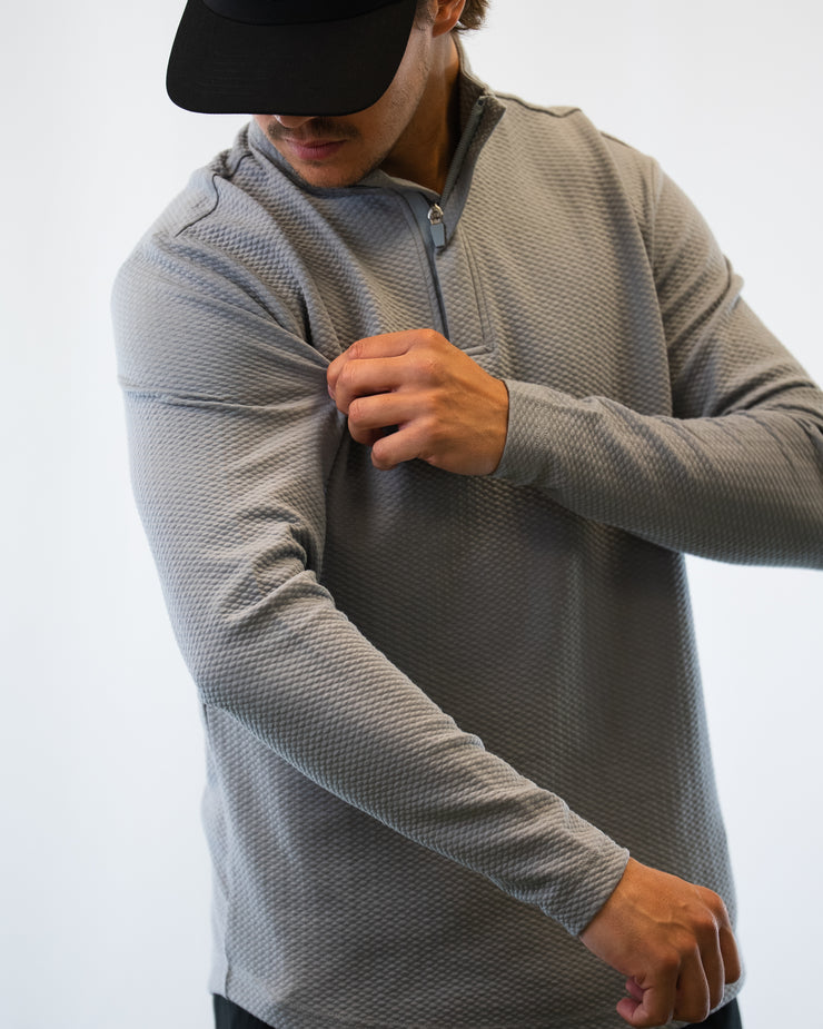 Cloud Quarter Zip - Grey