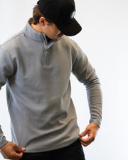 Cloud Quarter Zip - Grey