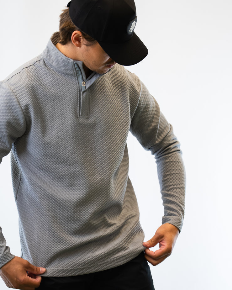 Cloud Quarter Zip - Grey