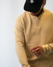 Cloud Quarter Zip - Sand