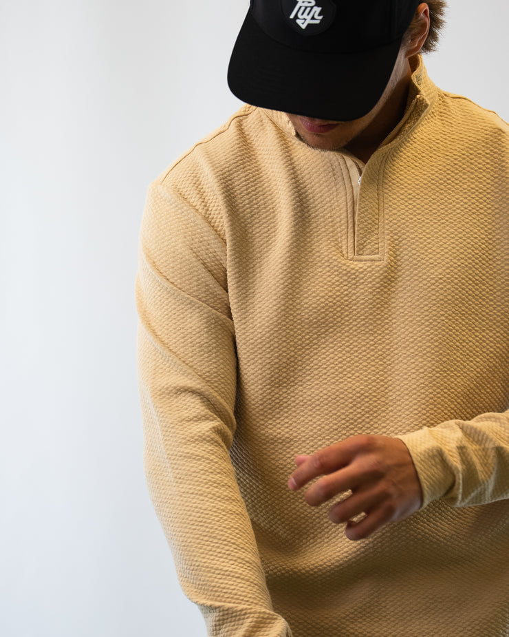 Cloud Quarter Zip - Sand